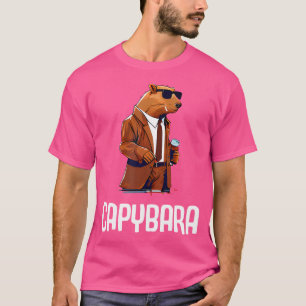 Cool Capybara Zonnebril Water Varken Zuid-Amerika  T-shirt