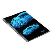 Cool Car Design Zwarte Notitieboek (Rechterzijde)