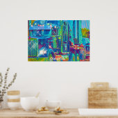 Cool Car Freighter Truck-Driver Art Poster (Keuken)