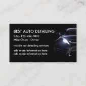 Cool Car-gegevens Visitekaartje (Voorkant)