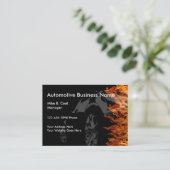 Cool Car Theme Automotive Visitekaartjes (Staand voorkant)