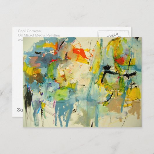 Cool Caravan Briefkaart (Voorkant / Achterkant)