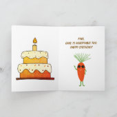 Cool Carrot Squad Collection Birthday Kaart (Binnen)