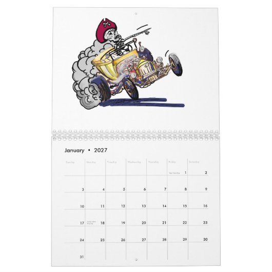 CoOL CaRs en HOt RoDs Kalender (Jan 2027)