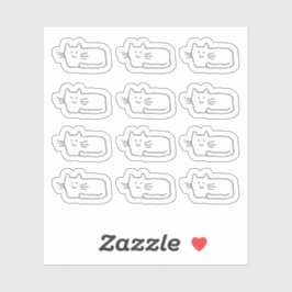 Cool Cartoon Cats Custom-Cut Vinyl Stickers