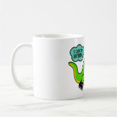 Cool Cartoon Dinosaur Skating to Success Koffiemok (Links)