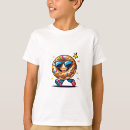 Cool Cartoon Donut Boys’ T-Shirt – Leuk en kleurri
