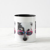 Cool Cartoon Hond met Bril Mok (Midden)