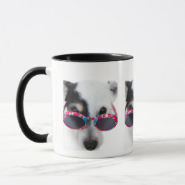 Cool Cartoon Hond met Bril Mok