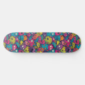 Cool Cartoon Monsters Skateboard (Horizontaal)