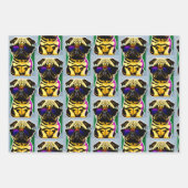 Cool Cartoon Pug Wrapping Paper (Voorkant 2)