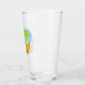 Cool Cartoon Rhino Glas (Links)