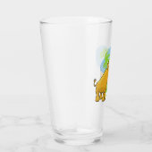 Cool Cartoon Rhino Glas (Rechts)