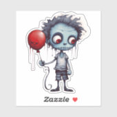 Cool Cartoon Zombie design Sticker (Vel)