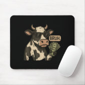 Cool Cash Cow Bruh Sungles Money Funny Animal Cow  Muismat (Met muis)
