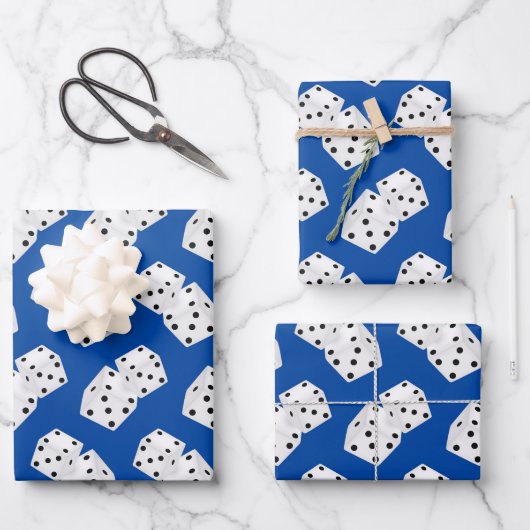 Cool Casino dobbelpatroon Inpakpapier Vel (Voorkant)
