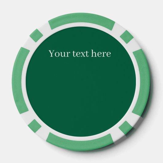 Cool Casino liefhebbers tekst toevoegen Poker Chips (Achterkant)