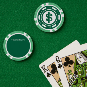 Cool Casino liefhebbers tekst toevoegen Poker Chips