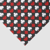 Cool Casino spelen kaart patroon partij Tissuepapier (Detail)