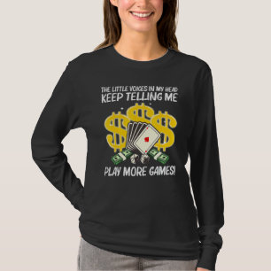 Cool Casino Voor Mannen Vrouwen Casino Gokken Gokk T-shirt