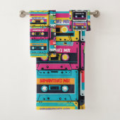 Cool Cassettebandje Custom Name Bad Handdoek (Insitu)
