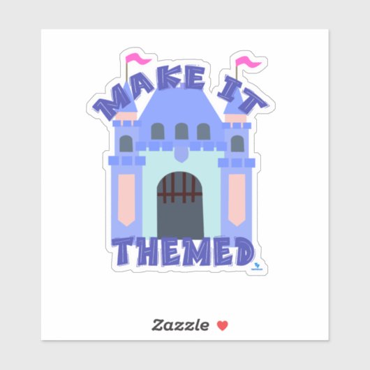 Cool Castle Park Make It Themed  Sticker (Vel)