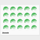 Cool Casual Denim Jeans Day Stickers Groen (Vel)