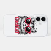 Cool Cat 1 iPhone 16 Hoesje (Achterkant horizontaal)
