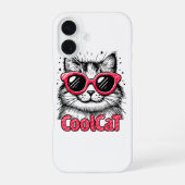 Cool Cat 1 iPhone 16 Hoesje (Achterkant)