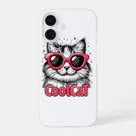Cool Cat 1 iPhone 16 Hoesje
