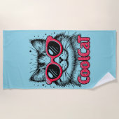 Cool Cat 1 Strandlaken (Voorkant)