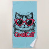 Cool Cat 1 Strandlaken (Voorkant)