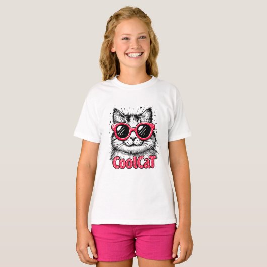 Cool Cat 1 T-shirt (Voorkant volledig)