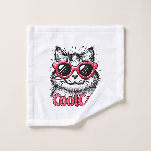 Cool Cat 1 Washandje (Wasdoekje)