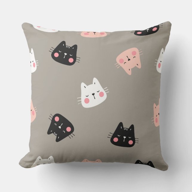 Cool Cat 20x20 Sierkussen (Voorkant)