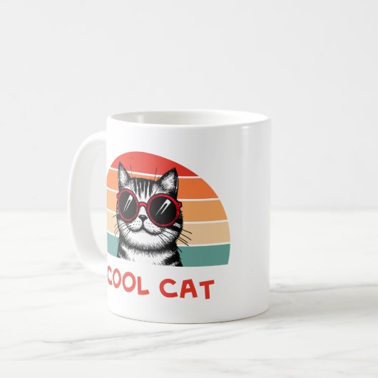 Cool cat 2 koffiemok (Voorkant links)