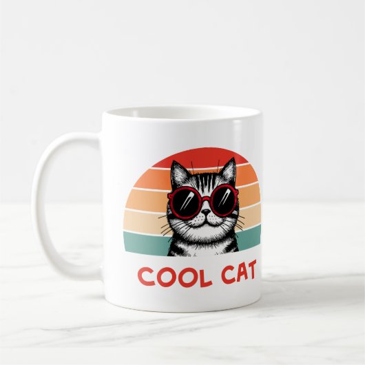 Cool cat 2 koffiemok (Links)
