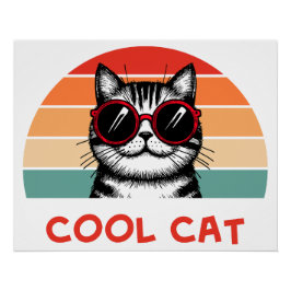 Cool cat 2 perfect poster