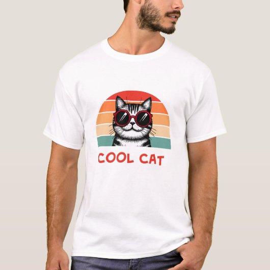 Cool cat 2 t-shirt (Voorkant)