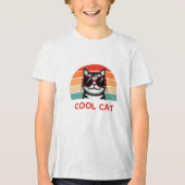 Cool cat 2 Tri-Blend shirt (Voorkant)