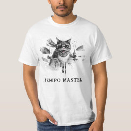 *~* Cool Cat AP91 DRUMMER Retro Percussionist T-shirt
