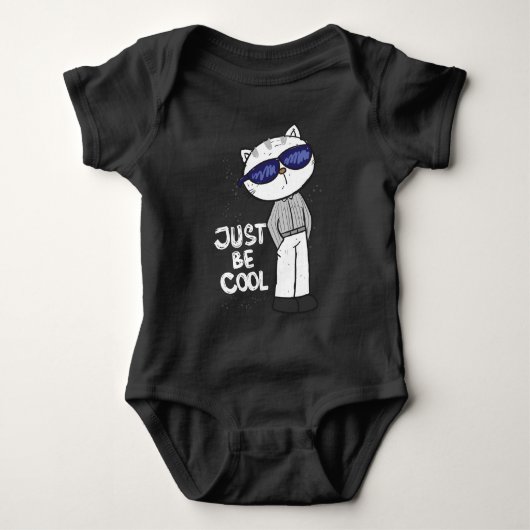 Cool cat baby bodysuit (Voorkant)