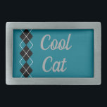 Cool Cat Belt Buckle Gesp<br><div class="desc">Het ontwerp komt uit de oorspronkelijke kunst.</div>