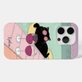 Cool Cat bij het zwembad iPhone / iPad case (Achterkant (horizontaal))