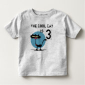 Cool Cat Birthday T-shirt (Voorkant)