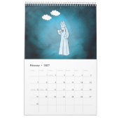 Cool Cat Blue 2025 Kalender (Feb 2027)
