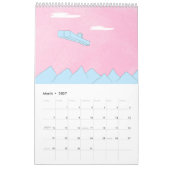 Cool cat Blue 2026 Calendar Kalender (Mar 2027)