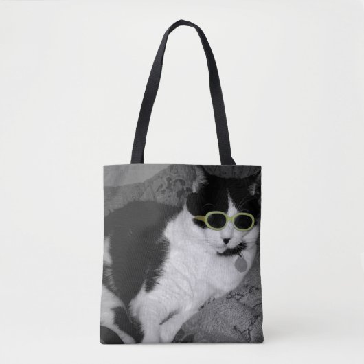 Cool Cat Canvas tas (Voorkant)