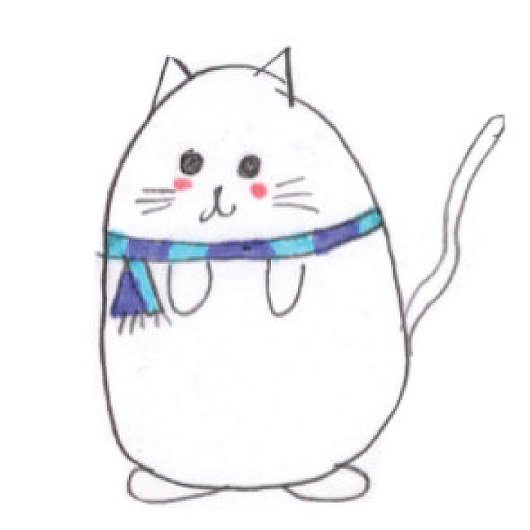 Cool Cat Cartoon Grappig Schattige Feest Handwaaier