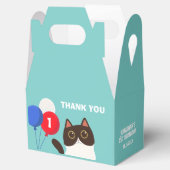 Cool Cat Catastic Party Balloon Kids Birthday Bedankdoosjes (Geopend)